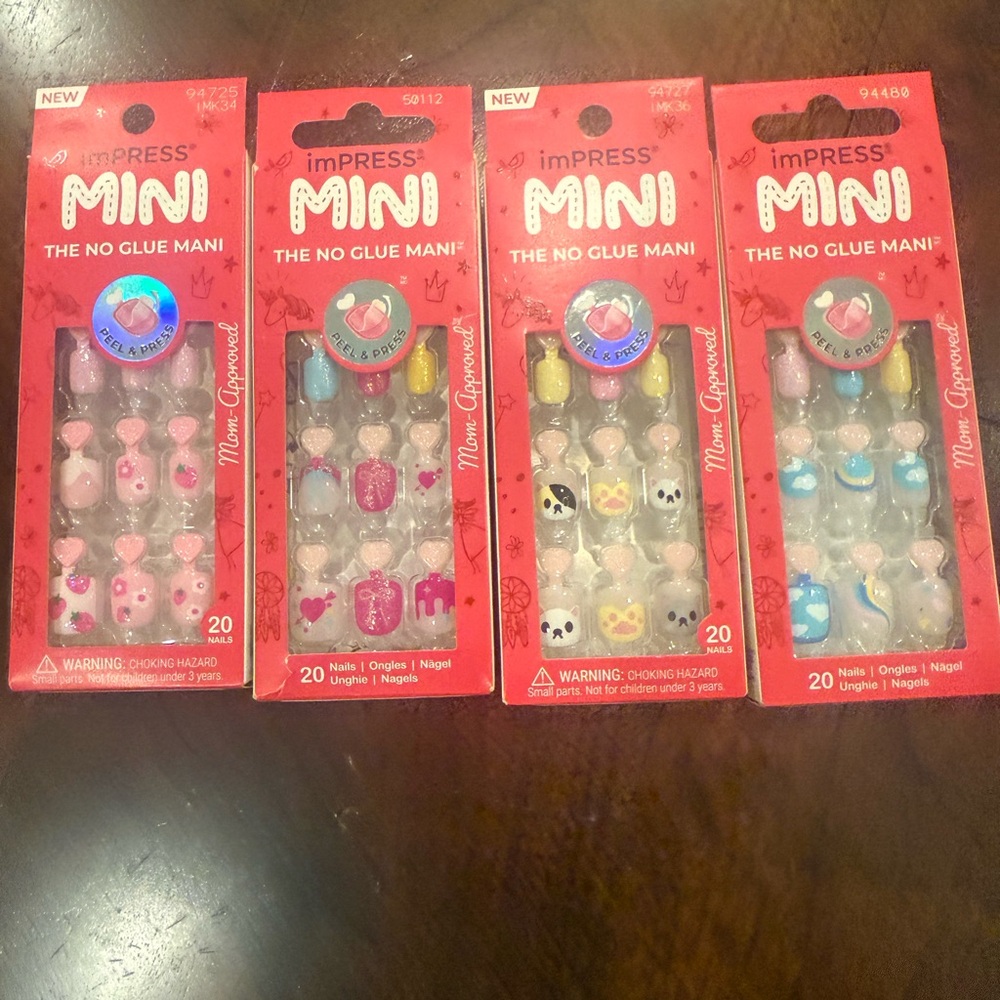 imPRESS Mini Nail Set - lot of 4 NIB